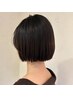 似合わせカット＋縮毛矯正＋2STEPトリートメント ￥22000~