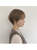 アンリエラ(Unliera)&nbsp;20代30代40代/くびれショート/アッシュベージュ/松山市美容室