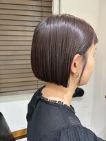 サロン(salon.)&nbsp;ミニボブ/ラベンダー/グレージュ/髪質改善/20代30代40代