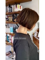 ヘアーサロン凛&nbsp;ミニボブ×白髪ぼかしハイライト