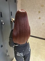 【全席完全個室サロン】ef lien西大寺 × 髪質改善ミルボンAujua認定サロン&nbsp;秋冬おすすめ☆ブリーチなしボルドーカラーでお肌も綺麗見せ◎