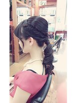 ベル(BELL)&nbsp;およばれポニーテールアレンジ【桜新町用賀BELL】