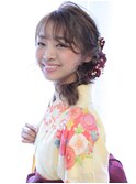 ☆卒業式ヘアアレンジ☆卒業式やお着物に☆ヘアアレンジ