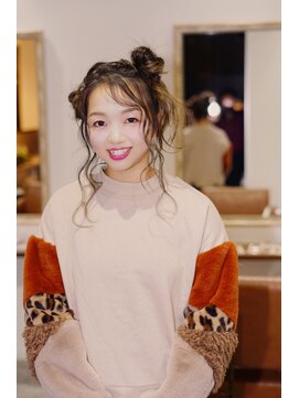 ヘアールームキュー(HAIR ROOM quu+) くしゃ可愛おだんごへあ♪