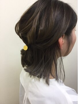 ヘアアンドメイク ゼン ヨコハマ(Hair&Make ZEN YOKOHAMA) 普段巻いたりする方にオススメカラー「グレープル」＆ボブ