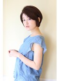 30代・40代・50代　カジュアルにも◎大人可愛いボブショート