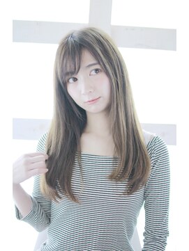 ゴッドハンド 横浜店 シースルーバングのナチュラルストレート◎30代40代50代60代