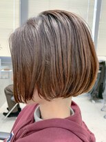 テトヘアー(teto hair) ワンカールパーマ、シルキーボブ、前下がり
