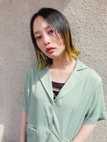 パプレ(PAPRE)&nbsp;毛先ポイントカラー　イエロー