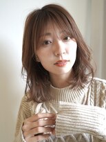 アンフレール 大人可愛い/20代/30代/モテ愛され/ゆる巻き/セミディ