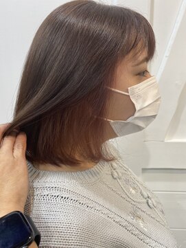 TJ天気予報 ルルル ピンクインナーカラー