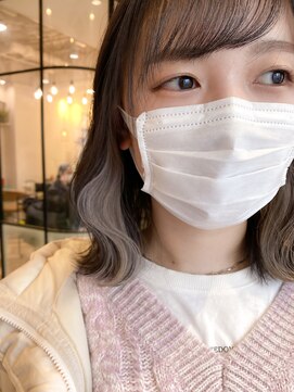 ロンド エスポワール 錦糸町(Lond espoir) 【柴田】大人かわいい美髪ホワイトグレージュこなれミディ