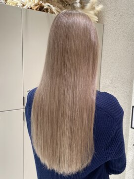 マイル 渋谷(mile) ベージュカラー/髪質改善/こなれハイトーン[渋谷駅]