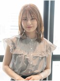 20代30代/大人かわいい/小顔ひし形/ウルフ/ミディアムレイヤー