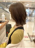 【morio】札幌ボブ ぱつっと外ハネくびれボブ