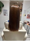 イノアカラーで艶ベージュ
