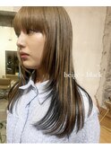 ハイトーンカラー/レイヤーカット/顔まわりカット/20代/30代