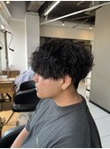 波巻きスパイラルパーマ　波巻きパーマ　スパイラルパーマ