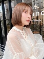 サンド 表参道(sand)&nbsp;前下がりショートボブ大人可愛い表参道