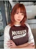 10代20代30代ピンクベージュダブルカラーブリーチ新潟長岡