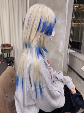 フリーラ 横浜(freera) 黒髪/グレーベージュ/レイヤーロング/前髪パーマ[横浜駅]