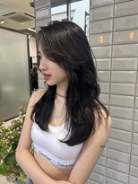 リリー(Lilley)&nbsp;【lilley 稲永麻衣】コリアンブラック+天神韓国ヘア