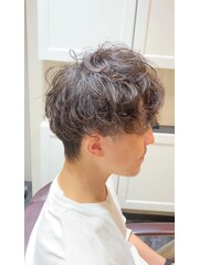 【 hair's LOWE 】透け感綺麗カラー/マッシュ/メンズ/無造作