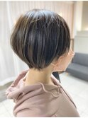 ひし形×大人ショートボブ