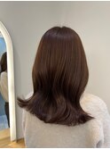 大人かわいい20代30代40代小顔ショコラベージュ　Zina本八幡
