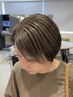 【白髪を活かすデザインカラー】脱白髪染めハイライト+オージュアTR 18700