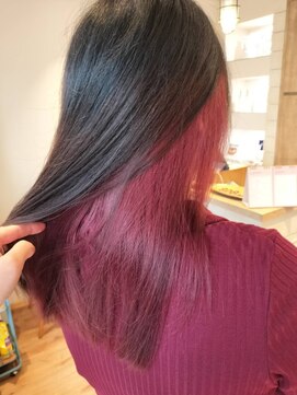 ハチマルハチ エアー 向ヶ丘遊園店(808 air) インナーカラー@20代30代