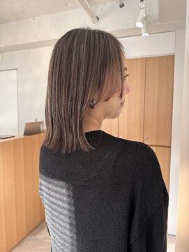 アンドビューティフル 恵比寿(andbeautiful) 透明感グレージュカラー×マッシュレイヤーミディアム