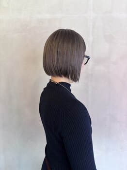 ヘアサロン エン(hair salon en.)の写真/《白髪が染まる＆明るくできるファッションカラー》。オーガニックの力で潤うエイジングカラー♪