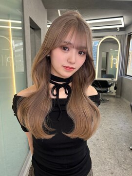 ボタン ハカタ(VOTAN hakata) 【RUAhair】博多美容室／韓国レイヤー／ブラウンカラー