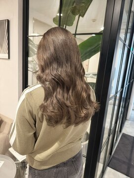 リムレス(LIMLESS) ミルクティーベージュラベンダーピンクダブルカラーブリーチ