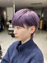 にしはら 美容室&nbsp;【倉地雄介】ライラックマッシュウルフ