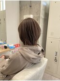 くびれボブ/レイヤーボブ/ベージュカラー