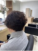 【福岡新宮】おしゃれパーマ×ショートスタイル50代60代