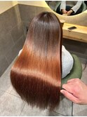 【神戸三宮】うる艶ストレート美髪カラー髪質改善トリートメント