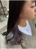インナーカラーラベンダー