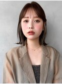アプリコットオレンジくびれヘアハイライトカラー夏