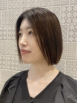 ピークアブー アヴェダ アトレ恵比寿(PEEK-A-BOO AVEDA) ワンレングス切っぱなしボブ