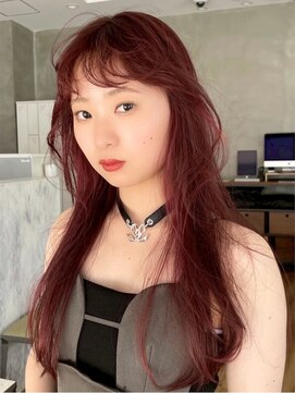 マッシュ 北堀江(MASHU) 【似合わせカラー　石光】　透明感ピンクカラー