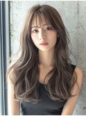 透明感デザインカラー、フェイスフレーミングパーマ