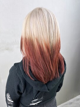 シオン(shion) デザインカラーブリーチダブルカラーハイトーン_ba545174