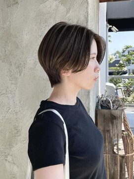 プライベートサロン キッテ(private salon kitte.) オリーブグレーな大人ショート