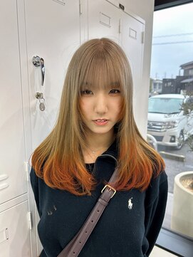 ノートエートル 西金沢(Nought etre) 10代/20代/ハイトーンカラー/オレンジカラー/裾カラー/秋カラー