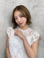 リミットバイアフィナー 大宮店(limit by Afinar) くびれボブ/レイヤーボブ/オリーブベージュ