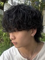 ノードオム 栄(NODE HOMME)&nbsp;シャドウパーマニュアンスパーマ波巻きスパイラルパーマ名古屋栄