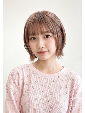 ビーワールド(B WORLD) 丸みショートボブ【藤枝/髪質改善/大人ショートボブ】